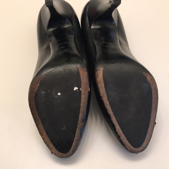Prada Black Leather Pumps - Picture 7 of 8